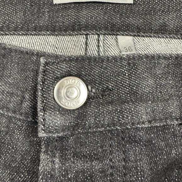 Authentic DIOR Men's Black Pants w/ Cuff - Size 36 - Picture 4 of 8